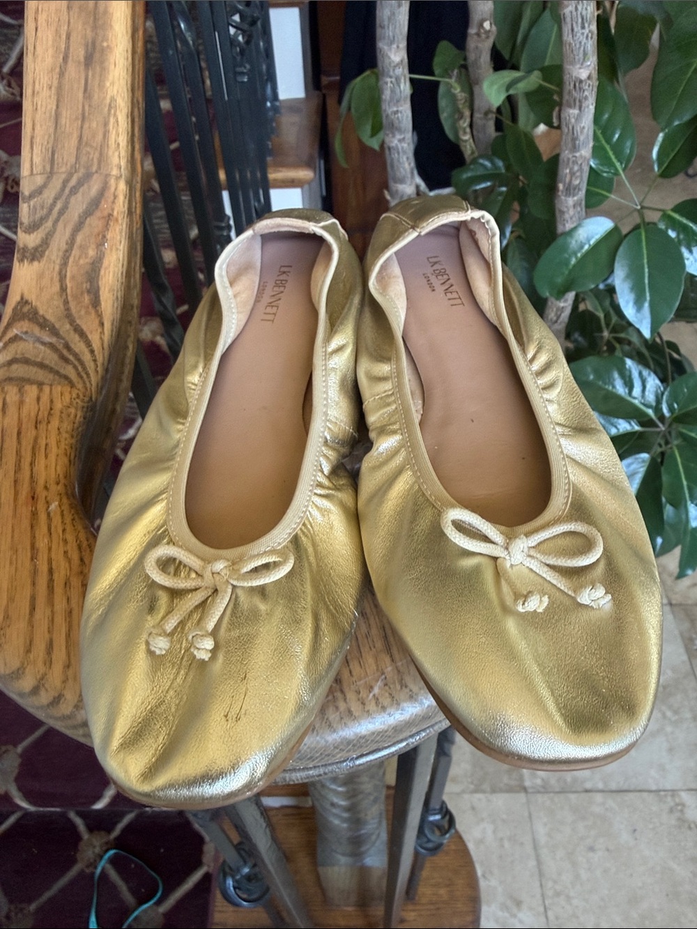 LK BENNETT LONDON TRILLY ballet flats euro 39 ladies, nine - Picture 16 of 16